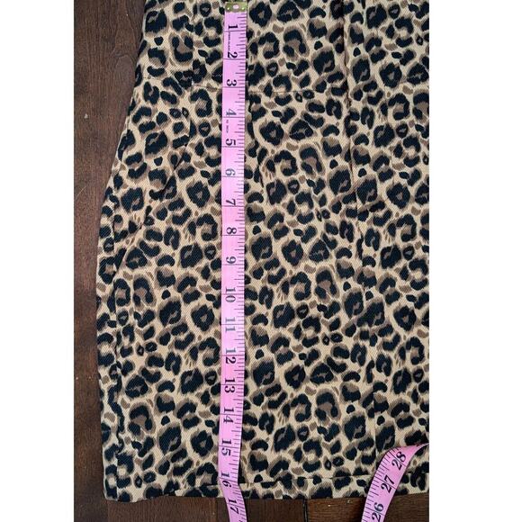 NWT‎ Endless Rose High Waist Band Leopard Print Mini Skirt XS - Picture 8 of 12